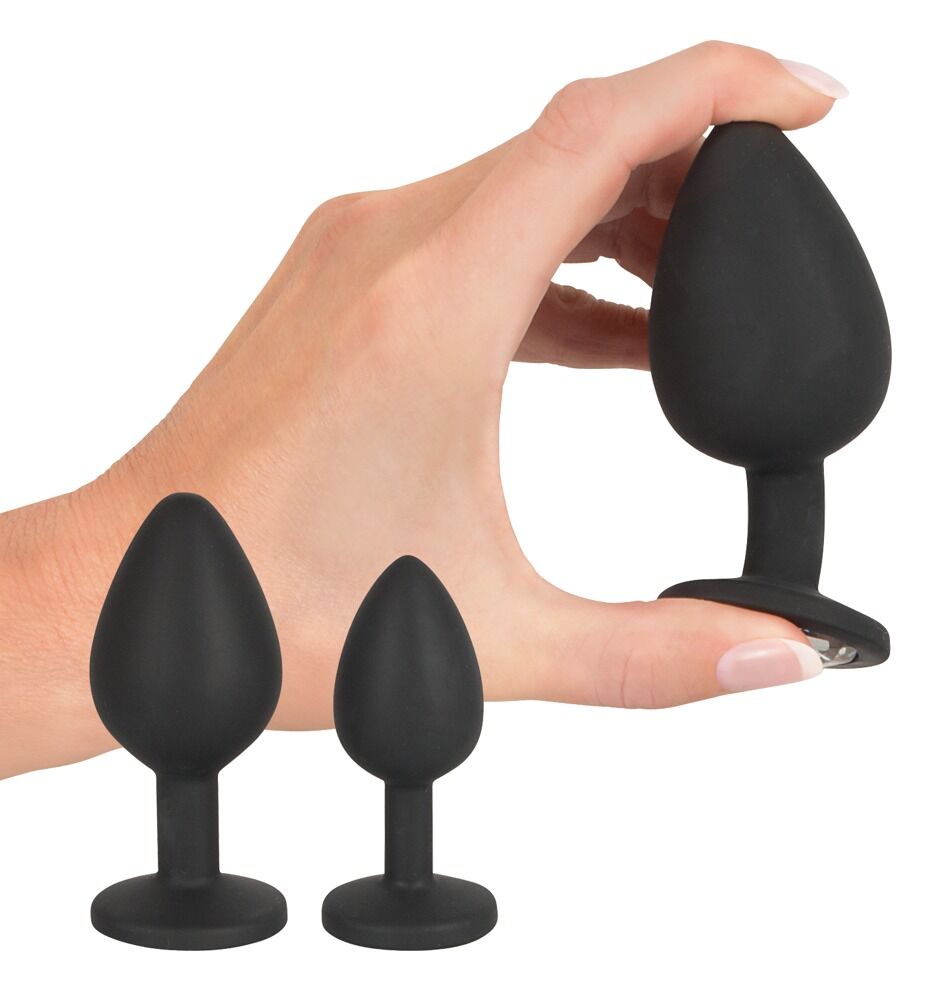 Kit Plug/ Douche Anal Silicone 4 pièces - Miniature 3