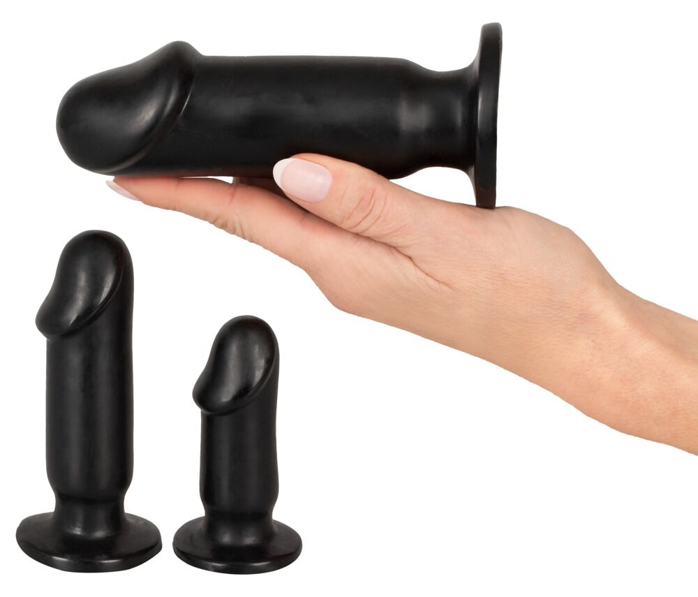 Kit plug forme pénis  3 pièces Anos - Miniature 2