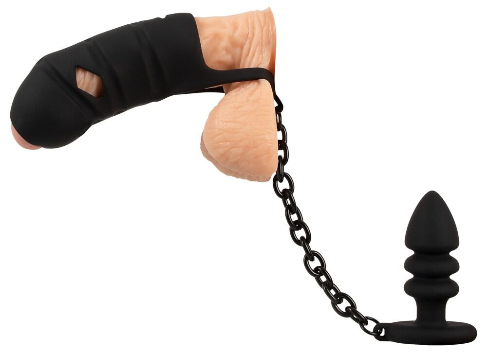 Plug Anal avec cage à Pénis - Miniature 2