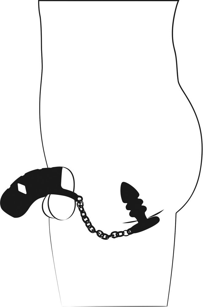 Plug Anal avec cage à Pénis - Miniature 4