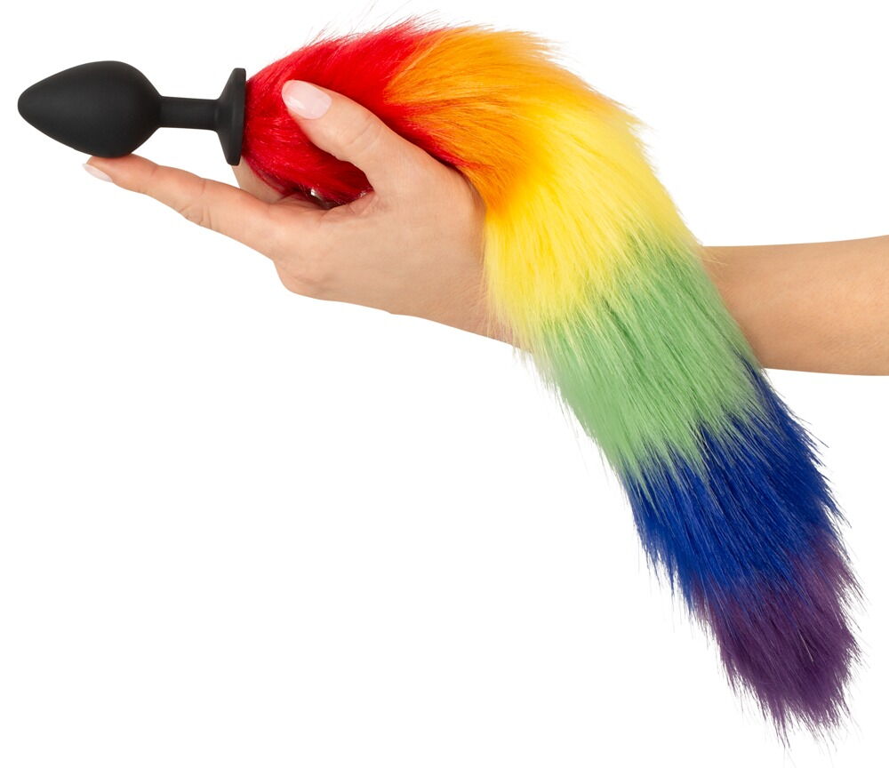 Plug Anal queue Arc-en-ciel - Miniature 2