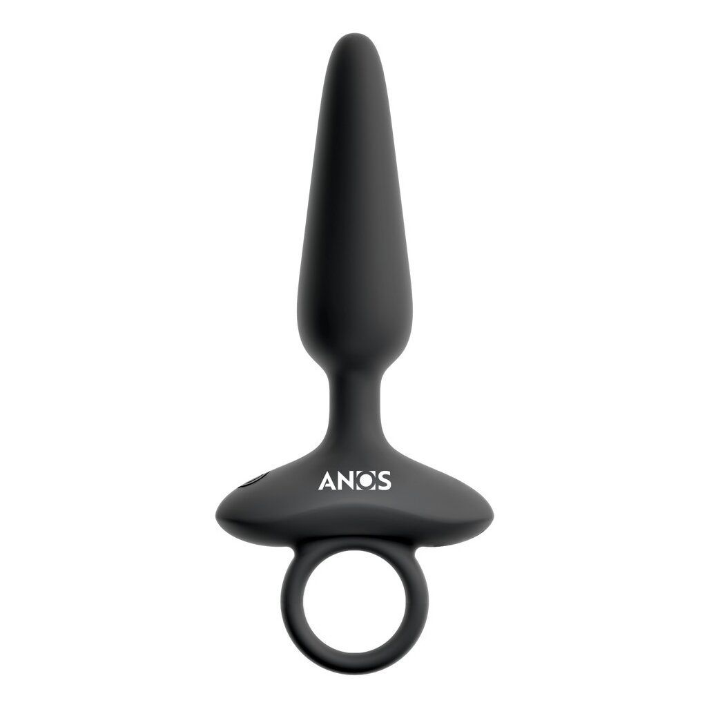 Plug Anal Vibrant avec anneau de maintien Anos