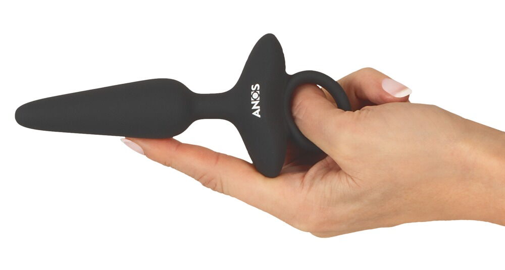 Plug Anal Vibrant avec anneau de maintien Anos - Miniature 2