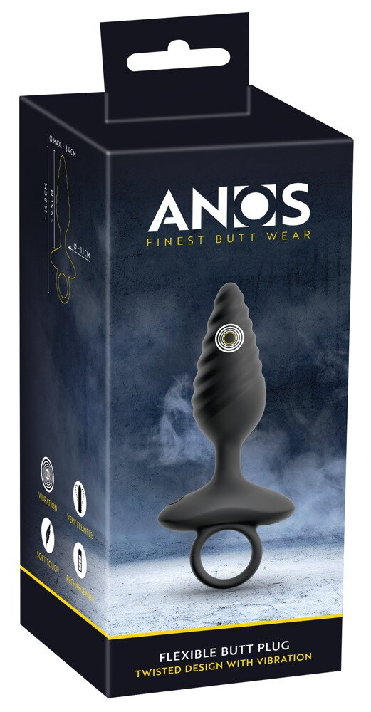 Plug Anal spirale vibrant Anos - Miniature 5