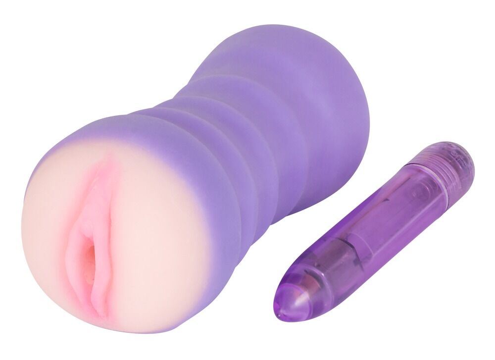 Masturbateur avec mini Vibromasseur Lila  Pussy - Miniature 2