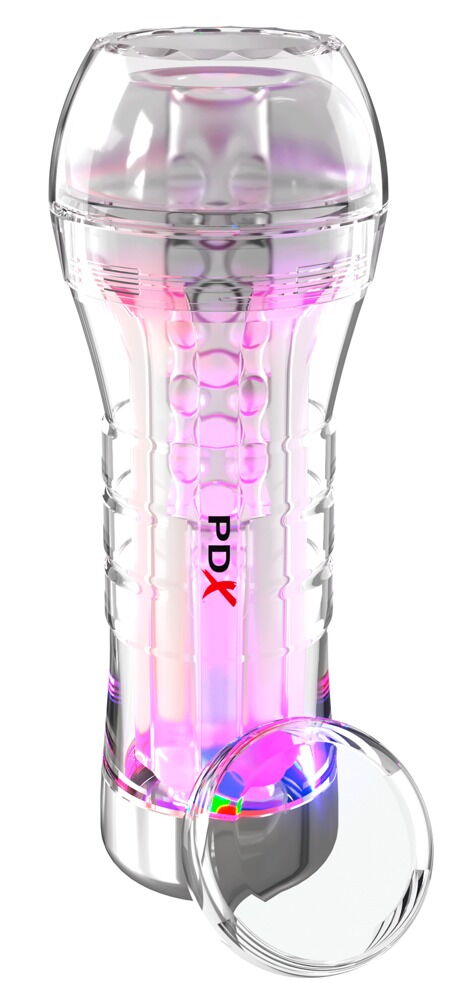 Masturbateur transparent lumineux Viewtube XXL - Miniature 2