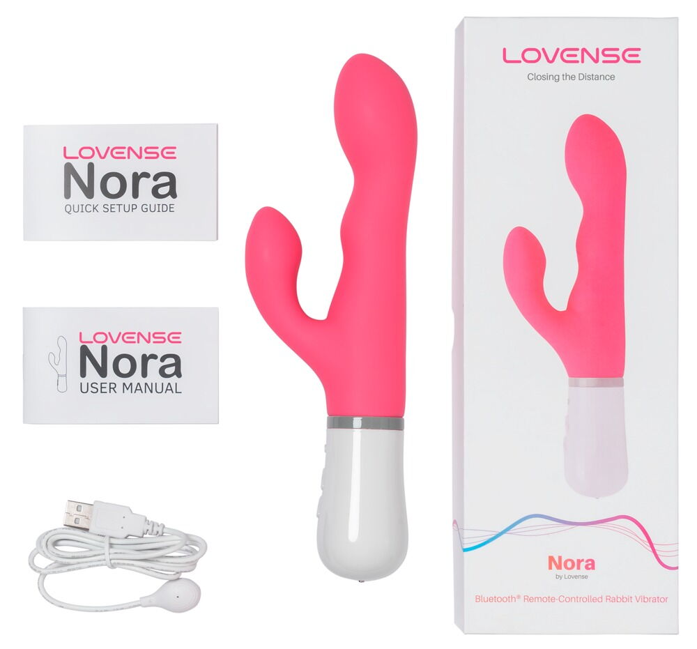 Vibromasseur Rabbit connecté Nora Lovense - Miniature 3