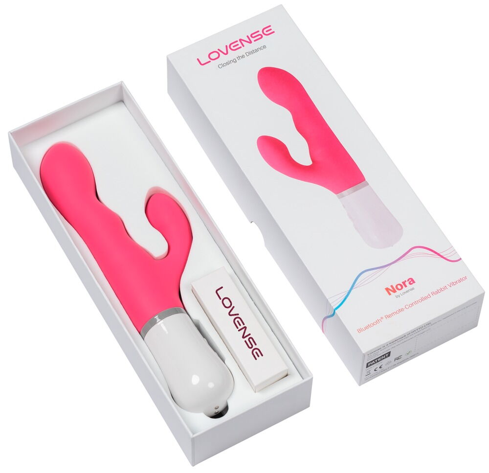 Vibromasseur Rabbit connecté Nora Lovense - Miniature 4