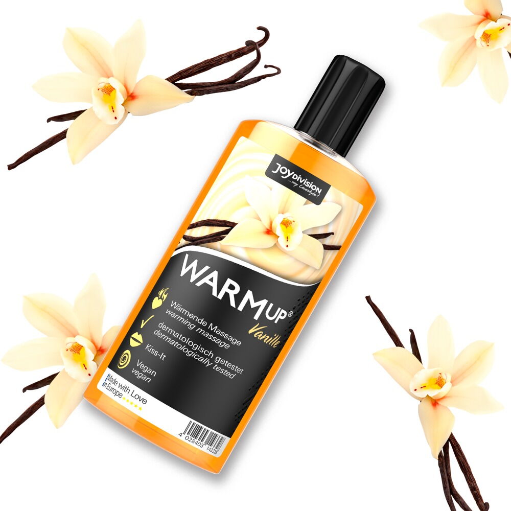 Huile de massage chauffante WARMup vanille 150 ml