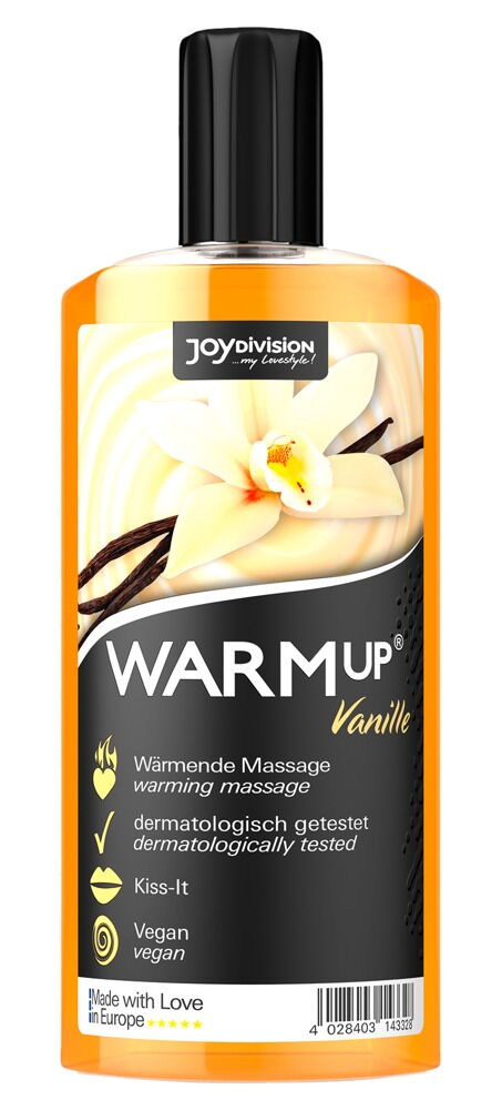 Huile de massage chauffante WARMup vanille 150 ml - Miniature 2