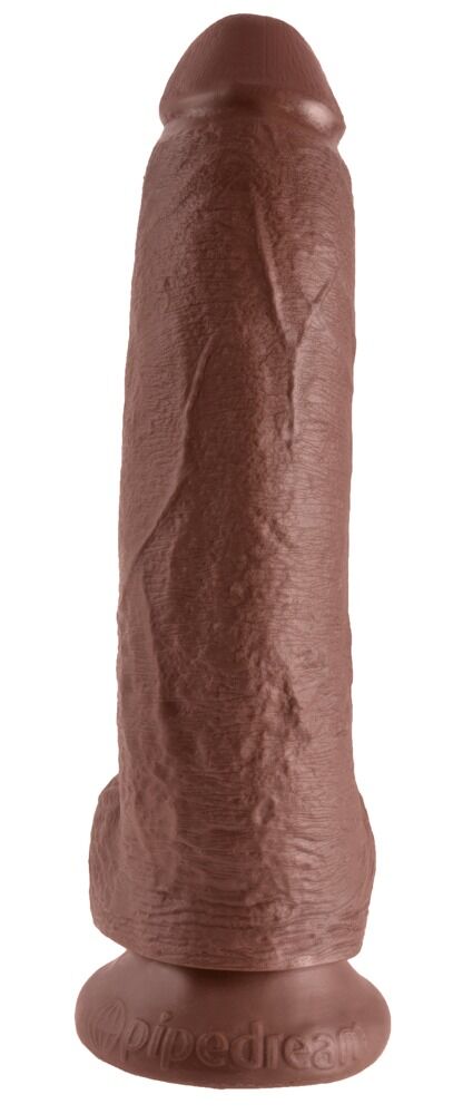 Gode ventouse avec testicules 22,9cm King Cock - Miniature 3