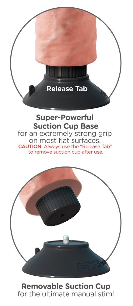 Gode Ventouse Vibrant 18,6cm 8" - Miniature 4