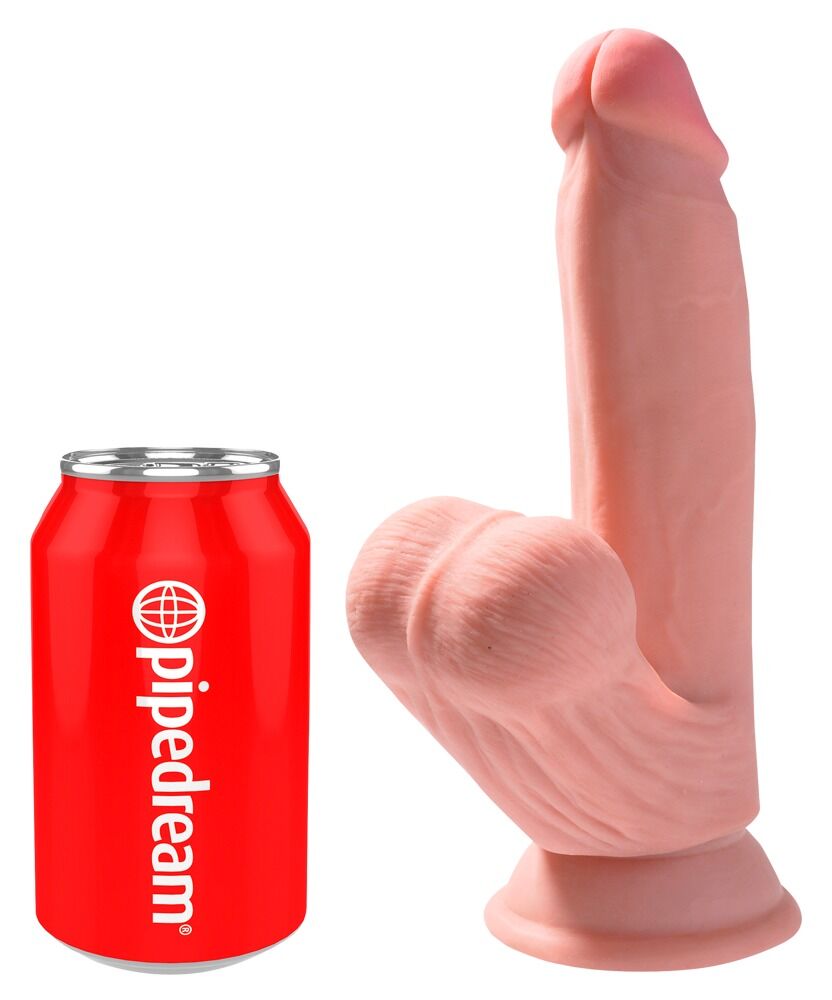 Gode Ventouse 3D avec testicules qui bougent 19,5 cm 7" - Miniature 2