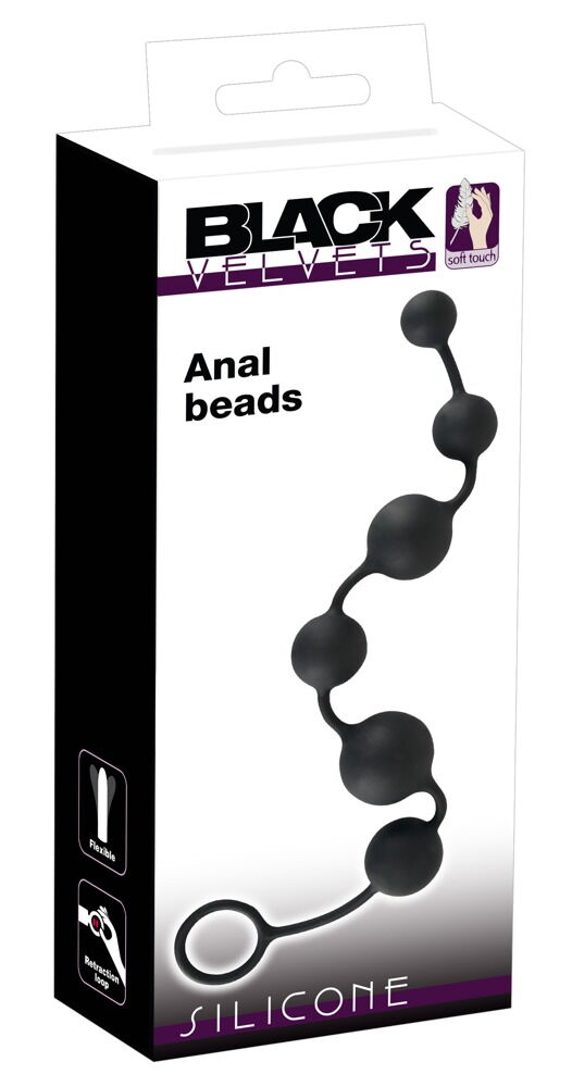 Perles anal 40cm Black Velvets - Miniature 4