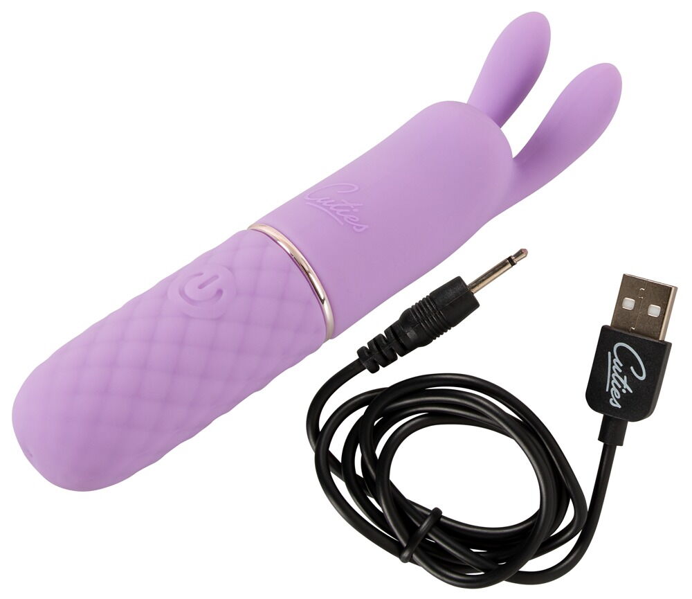 Mini vibromasseur rabitt violet cuties - Miniature 3