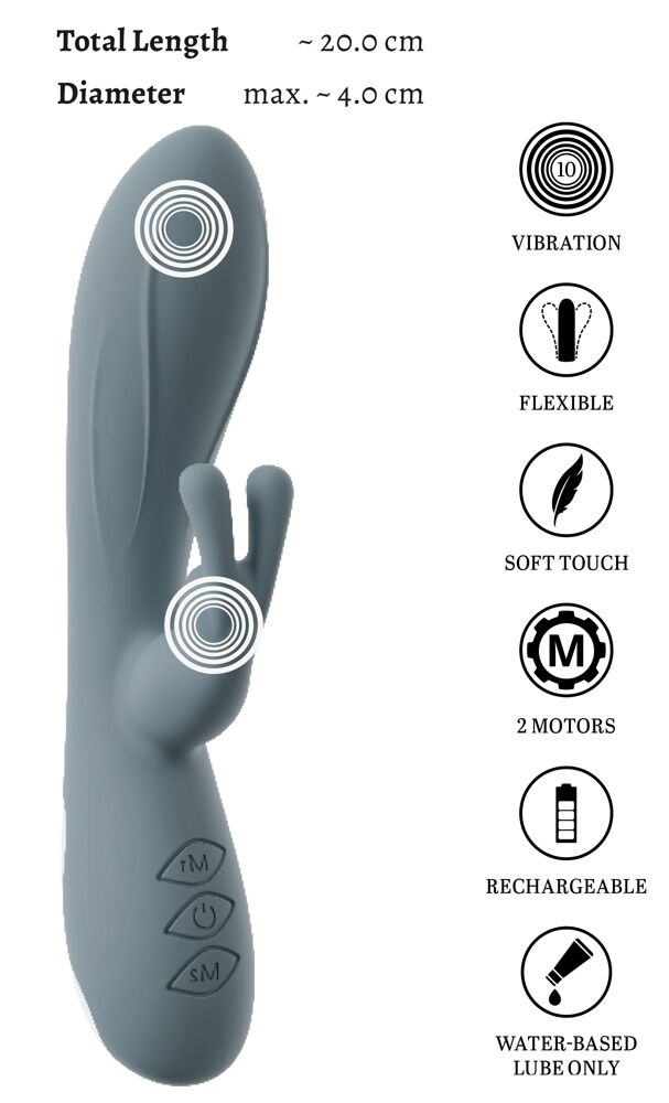vibromasseur rabbit Velina - Miniature 4