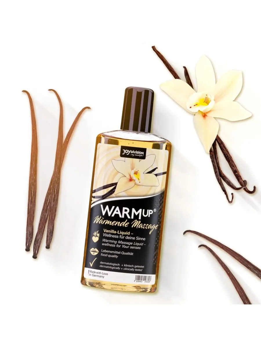 Huile de massage chauffante WARMup vanille 150 ml - Image 1